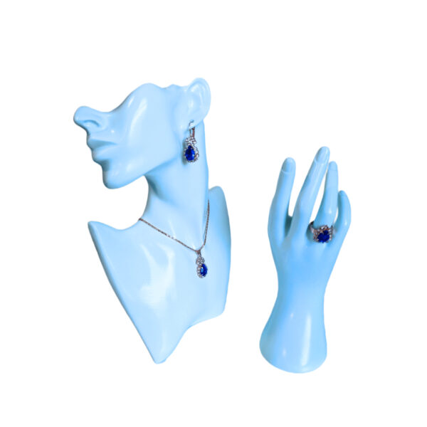 Crystal jewelry set-3 (Blue)