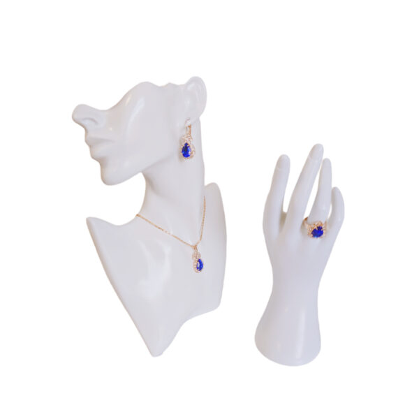 Crystal jewelry set-3 (Blue) - Image 5