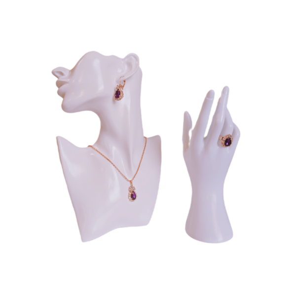 Crystal Jewelry set-1(Purple)