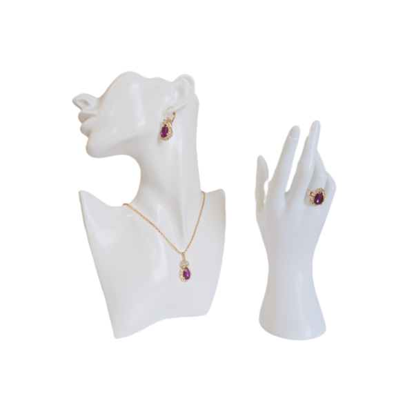 Crystal Jewelry set-2 (Red)